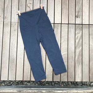 NIKE Dri-Fit Grey/Blue Leggings High Waisted